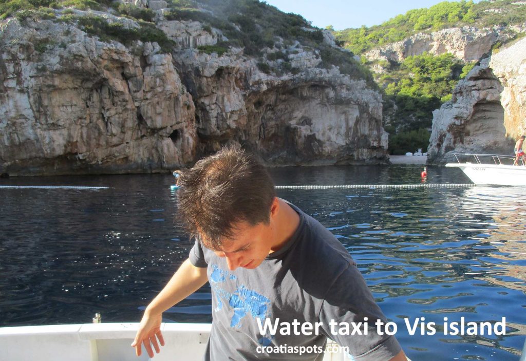 Water Taxi (private transfer) Brac speedboat stopover at Vis island