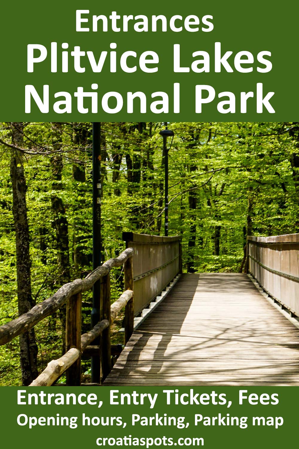 Plitvice Lakes Tickets, Entrance, Opening Hours & Parking CroatiaSpots