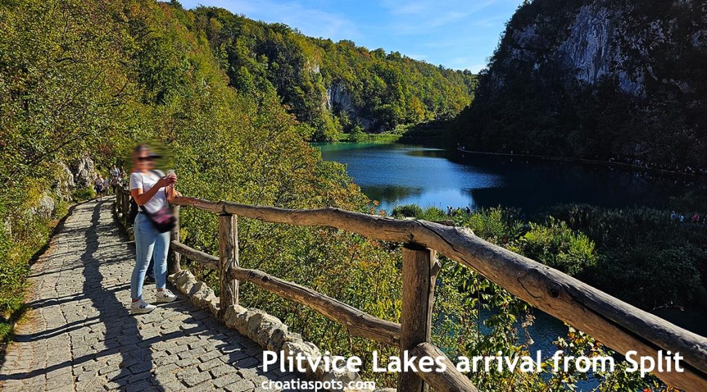 visiting plitvice for a day trip from split, summer season