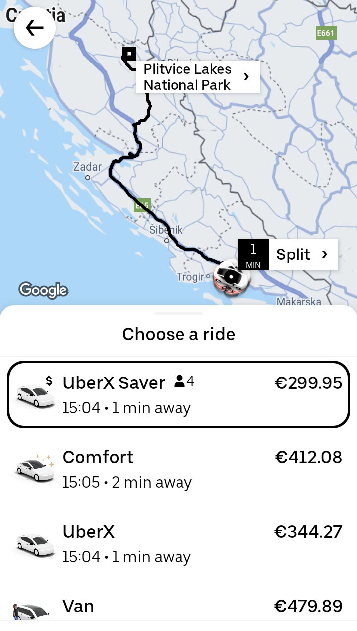 Split Bus Routes Split to Plitvice Lakes - by Bus, Driving, Taxi - Best Routes