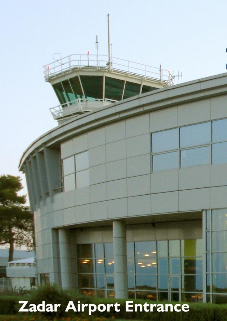 entrance to the airport